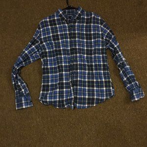 J Crew Blue Flannel